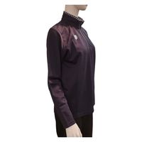 ブルーメイト 婦人ワッフル長袖ZIPロゴプリントTシャツ KA204BL5M 2枚（直送品）