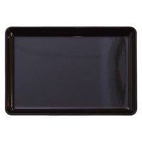 中西工芸 PC切手盆 黒 (ユリア樹脂) 21cm 4962127002991 1セット(1個×3)