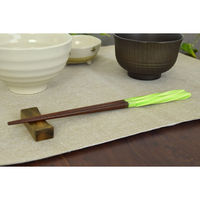 アオバ 天然木 あめ玉ネジリ 黄緑 23cm (1セット:10個入) 4970112100447 1セット(10個入)（直送品）