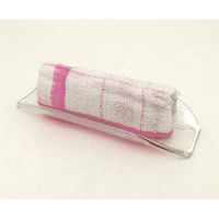 イシダ おしぼり受け PC木目 透明 4970736676502 1セット(1個×20)