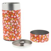 イシダ 和紙 茶筒 大 (1セット:10個入) 4970736676564 1セット(10個入)（直送品）