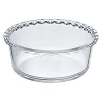 HARIO (ハリオ) 耐熱ガラス製 ホールケーキ型 5号 1000ml HWCK-100-BK 1セット(3個)