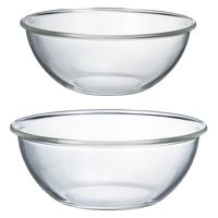 HARIO （ハリオ） 耐熱ガラス製 ボウル 浅型 2個セット MXPA-2806 1セット（3個）
