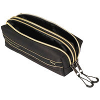 クツワ PUMA(プーマ) ツインファスナーペンケース ブラック PM321BK 1個