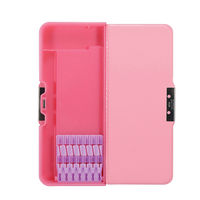 クツワ ピッタントン 筆入 ペンケース 両面 2ドアタイプ パープル CH203PU 1個