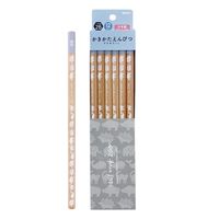 クツワ HI! MY ZOO(ハイマイズー) 鉛筆2B 紙箱入 モノトーン HZ023B 1個