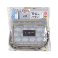 クツワ HI! MY ZOO（ハイマイズー） エアポシェ モノトーン ポーチ HZ020B 1個
