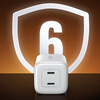 USB充電器 45W USB Type-C 2ポート AC充電器 スマホ充電 Nexode GaN ホワイト 1個 UGREEN