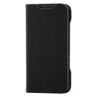 耐衝撃 抗ウイルス 抗菌 Stand Flip for AQUOS wish / wish2 ブラック 手帳型 スタンド機能 SB-A031-SDFB（直送品）