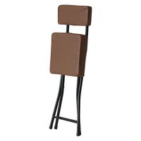 ICHIBA レップ フォールディングチェア ブラウン ST-3254BR 1脚（直送品）