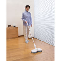 ファミリー・ライフ ファミラ 充電式くるくるツインモップ スピンマジック 8点セット 04251 1個