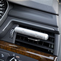 生活の木 車用 アロマクリップ 気軽に香りを楽しめる クリップ型芳香アクセサリー シルバー 1個