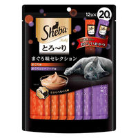 （お得なアソート）シーバ とろ～り メルティ まぐろ味とたい味バラエティ 40本（20本×2袋）キャットフード 猫 おやつ