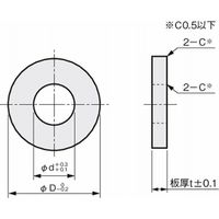 岩田製作所 シム&スペーサ|ワッシャー WM5010ー5 1セット(7個)（直送品）
