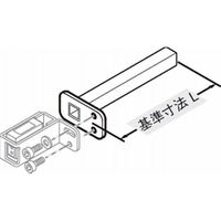 岩田製作所 センサブラケット(フレキシブル・シャフト)| フランジ付角シャフト FSFP150ーS2S 1セット(2個)（直送品）