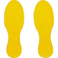 岩田製作所 ラインプロ|足型シート LPF8 1セット(10枚:2枚×5個)（直送品）