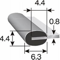 岩田製作所 トリム&シール|ラバーエッジトリム TRE48ー2ーL47 1個（直送品）