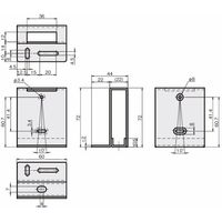 岩田製作所 センサブラケット(レーザーセンサ用)|LQーFタイプ(フルガード) FSLQF040ーS 1セット(2個)（直送品）