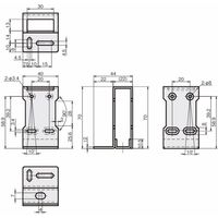 岩田製作所 センサブラケット(レーザーセンサ用)|LSーFタイプ(フルガード) FSLSF050ーS 1セット(2個)（直送品）