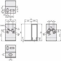 岩田製作所 センサブラケット(レーザーセンサ用)|LAーFタイプ(フルガード) FSLAF045ーS 1セット(2個)（直送品）