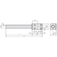 岩田製作所 センサブラケット(光電センサ用)|パイプ付ブラケット L2タイプ FSDCP100ー12S 1セット(3個)（直送品）