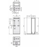 岩田製作所 センサブラケット(レーザーセンサ用)|LHーFタイプ(フルガード) FSLHF050ーS 1セット(2個)（直送品）