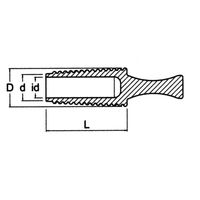 岩田製作所 塗装治具(マスキングプラグ)|円錐プラグF(EPDM) GKRE00806 1個(500個)（直送品）