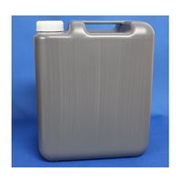 アズワン 5L ポリ角容器 グレー (ノズル付) 5本セット 64-7664-43 1セット(5本)（直送品）