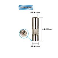 アズワン 半自動溶接トーチ用 CO2 ノズル 350A S2 ストレート 5本 65-0551-47 1袋(5本)（直送品）