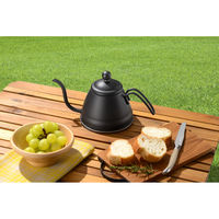 和平フレイズ 燕三 ＩＨ対応ドリップケトル１．０Ｌ（ブラック） EM-057 1個（直送品）