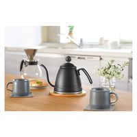 和平フレイズ 燕三 ＩＨ対応ドリップケトル１．３Ｌ（ブラック） EM-058 1個（直送品）