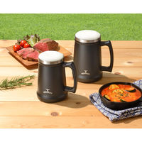 和平フレイズ フーレイ ジョッキタンブラー700ml(ブラック) ME-7505 1個（直送品）