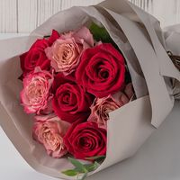 アデリー ホシファーム　フリルブーケ　ニュアンスレッド８本＆ホテルオークラ　プチケーキ４個 FMX-05B 1箱（直送品）