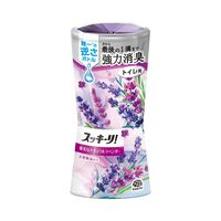 スッキーリ！ トイレ用 消臭剤 芳香剤 置き型 優美なナチュラルラベンダー 400mL 3個 アース製薬