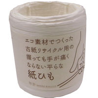 まつうら工業 平らな紙ひも ひらりS 約43m 白 FLATPAPER-43WH 1セット(5巻)