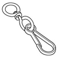 八幡ねじ ひねりナスカン25　1セット(5個)（直送品）