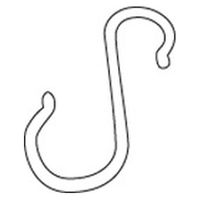 八幡ねじ ポリカーボネートSカン 80mm クリア　1セット(10個)（直送品）