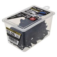 八幡ねじ マルチカットビス黒 3.8×28 1セット(380本)（直送品）