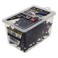 八幡ねじ マルチカットビス黒 3.8×38　1セット(320本)（直送品）