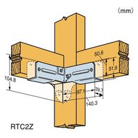 八幡ねじ リジットタイ ＲＴＣ２Ｚ 1セット(4個)（直送品）