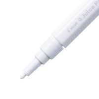 パイロット 水性マーカー ジュースペイント 細字 ホワイト SJP-20F-W 1セット（5本）