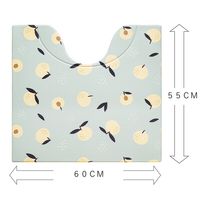 オカトー スキマにピタっ！PVCトイレマット 55×60 フルーツ 4905016019403 1個