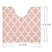 オカトー スキマにピタっ！PVCトイレマット 55×60 モロッカン 4905016019397 1個