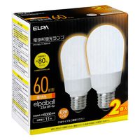 朝日電器 電球型蛍光灯Ａ形６０Ｗ２Ｐ EFA15EL/11-A062-2P 1個（直送品）
