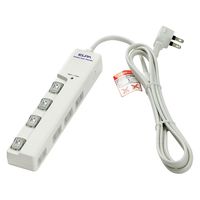 朝日電器 ＬＥＤランプスイッチ付タップ　横 WLS-LY4200RS 1個（直送品）