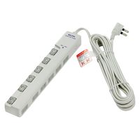 朝日電器 ＬＥＤランプスイッチ付タップ　横 WLS-LY6500RS 1個（直送品）