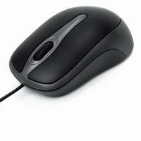 有線マウス 3ボタン USB-A接続 光学式 ブラック MUSDOZV1 1個 バーベイタム