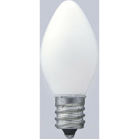 朝日電器 ローソク球 G-1107H(W) 1個