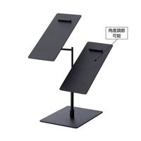 アズワン スチール製靴立てダブル ブラック 65-0501-24 1個（直送品）