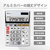 アスカ ビジネス電卓 LL C1255 1セット(1個×2)